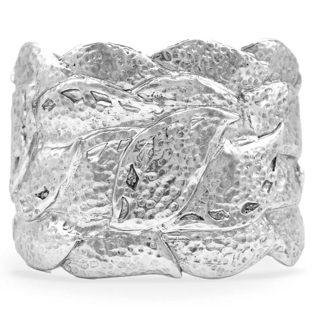 Solid Leaves Cuff Bracelet