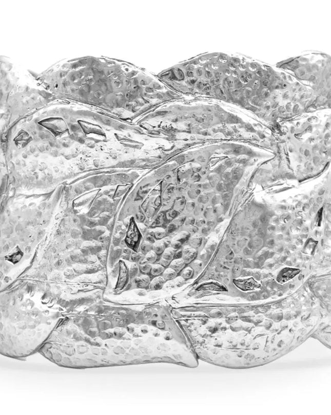 Solid Leaves Cuff Bracelet