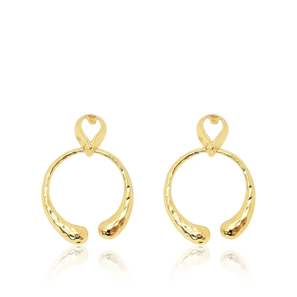 Chic Open Circle Drop Earrings