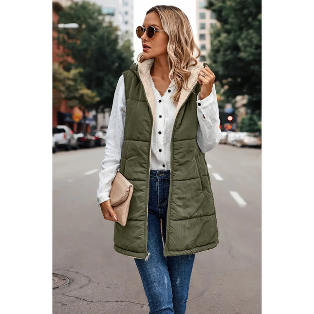 Faux Fur Coat Vest