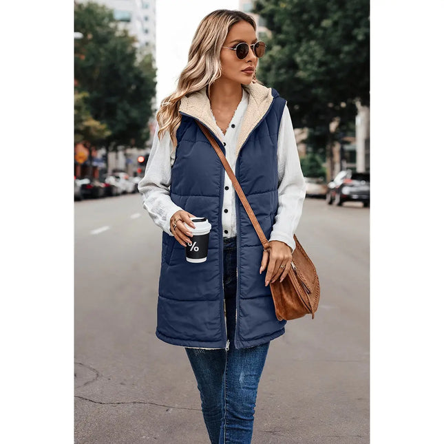 Faux Fur Coat Vest