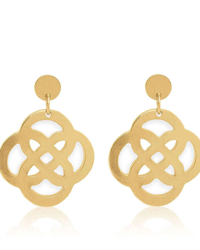 Infinity Inspired Large Statement Earrings