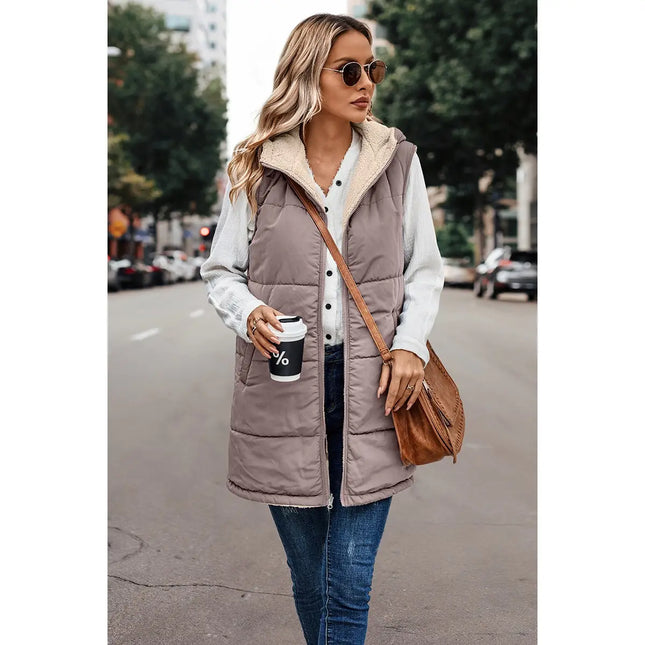Faux Fur Coat Vest