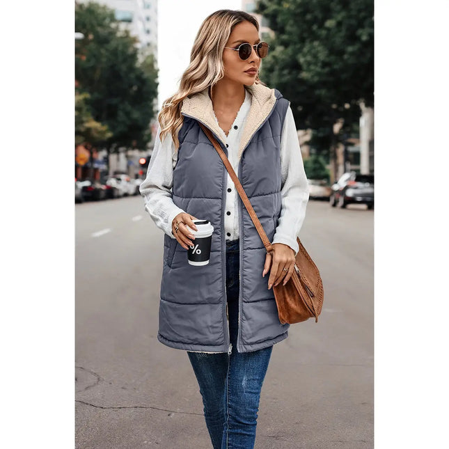 Faux Fur Coat Vest