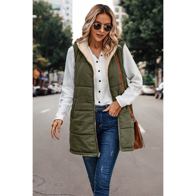 Faux Fur Coat Vest