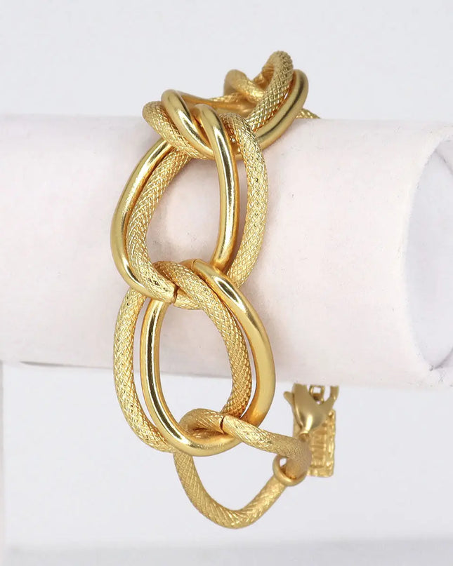Oversize Link Statement Bracelet
