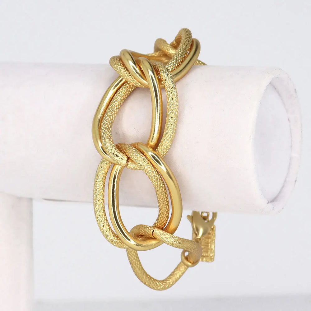 Oversize Link Statement Bracelet