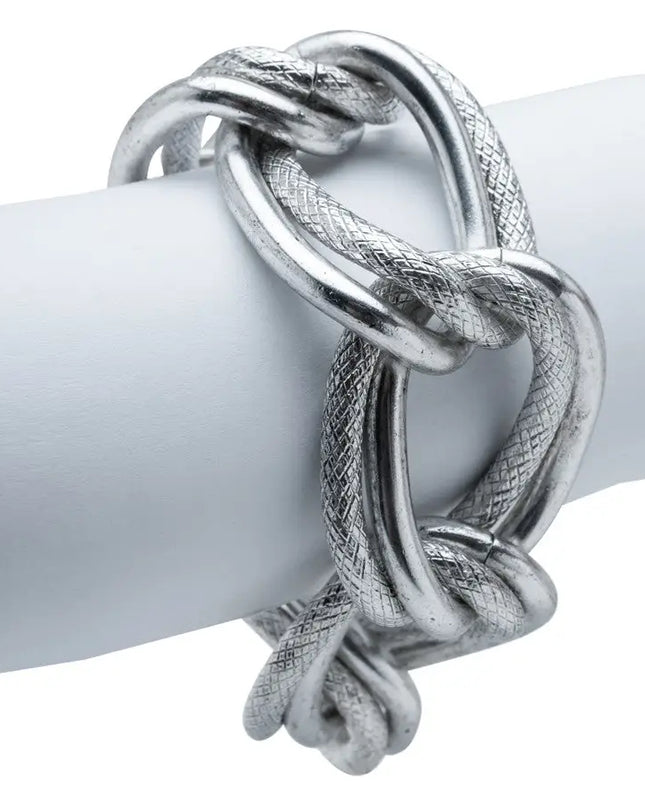 Oversize Link Statement Bracelet