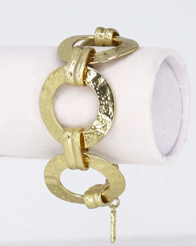 Circle Link Statement Bracelet