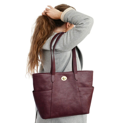 Joy Susan Judy Turn Lock Tote