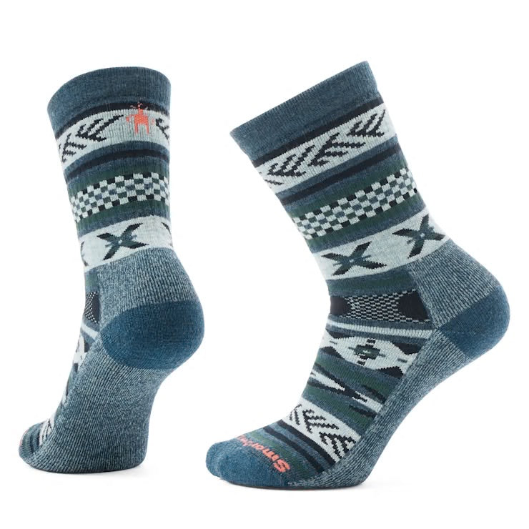 Smartwool Everyday Cabin Games Crew - Twilight Blue