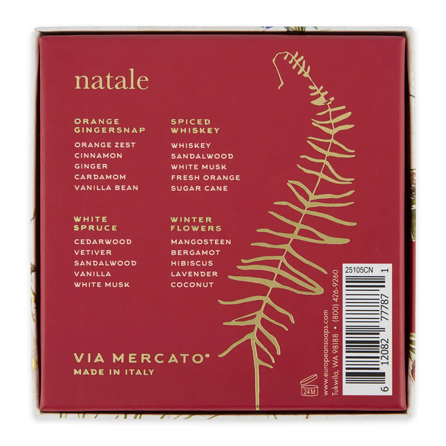 VIA MERCATO Natale - 4 50G Soap Gift Set