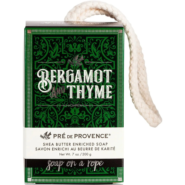 PRÉ DE PROVENCE Soap On A Rope 200G - Bergamot & Thyme