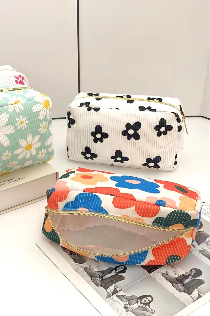 Pattern Travel Cosmetic Makeup Bag