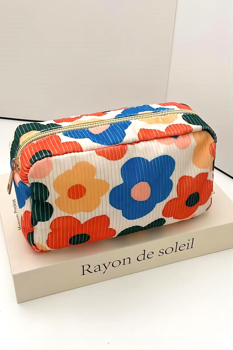 fun travel makeup bag Pattern Travel Cosmetic Makeup Bag