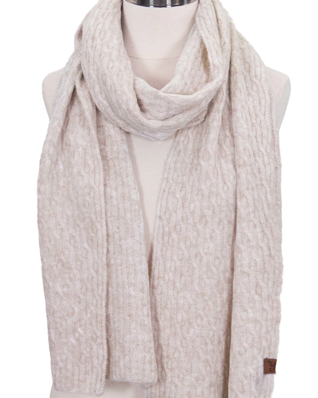 C.C Chain Link Cable Winter Scarf
