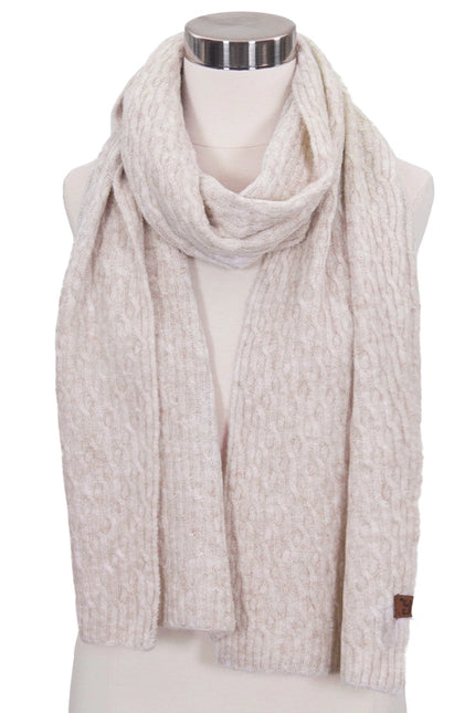 C.C Chain Link Cable Winter Scarf