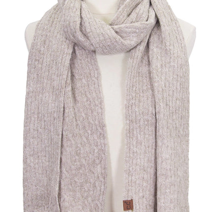 C.C Chain Link Cable Winter Scarf