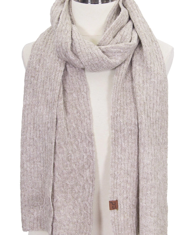 C.C Chain Link Cable Winter Scarf