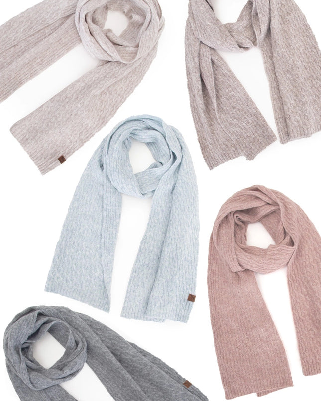 C.C Chain Link Cable Winter Scarf