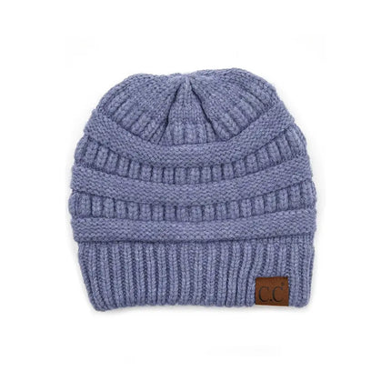 C.C Mixed Soft Yarn Knit Beanie