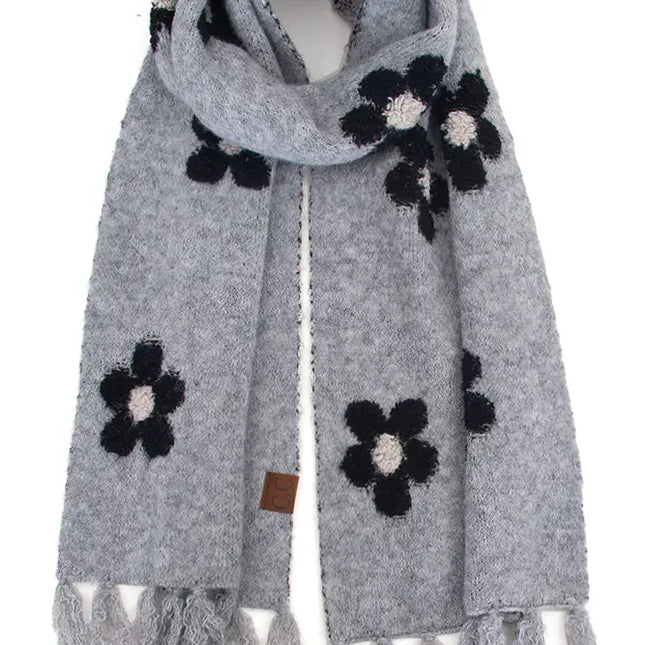 C.C Daisy Pattern Scarf