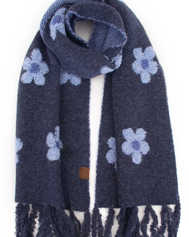 C.C Daisy Pattern Scarf