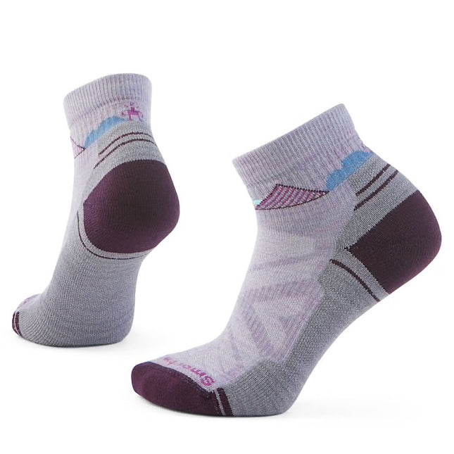 Smartwool Hike Light Cushion Clear Canyon Ankle Sock (Women's) - PURPLE ECLIPSE