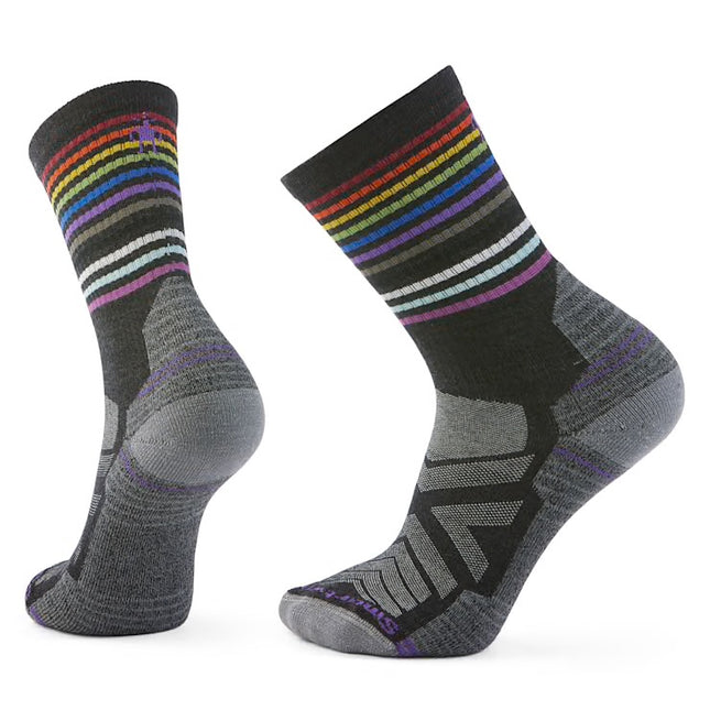 Smartwool Hike Pride Crew Sock (Unisex) - CHARCOAL