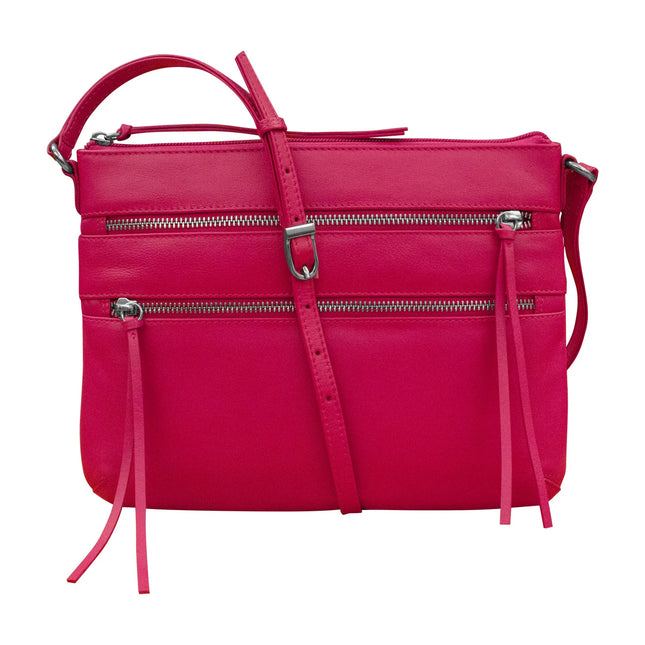 ILI Triple Zip Crossbody