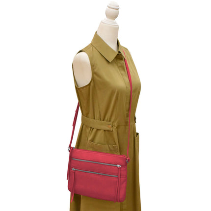 ILI Triple Zip Crossbody