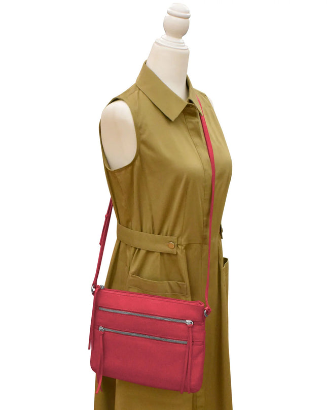 ILI Triple Zip Crossbody
