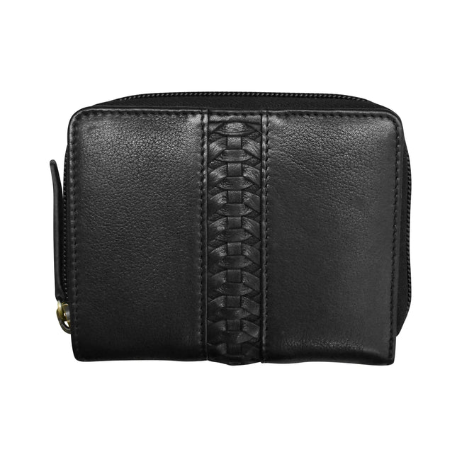 ILI Urbano Braided Small Snap Wallet