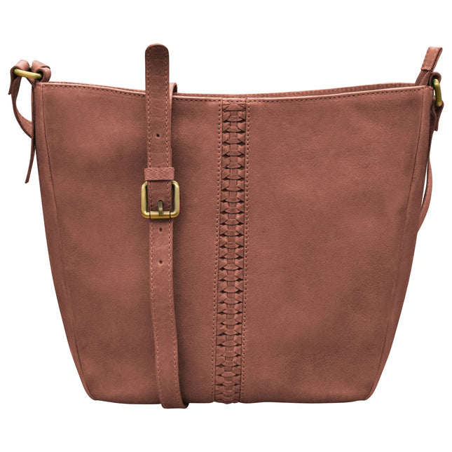 ILI Urbano Braided Crossbody Bucket Bag