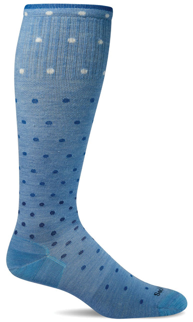 Sockwell Women’s On The Spot | Moderate Graduated Compression Socks - Cornflower