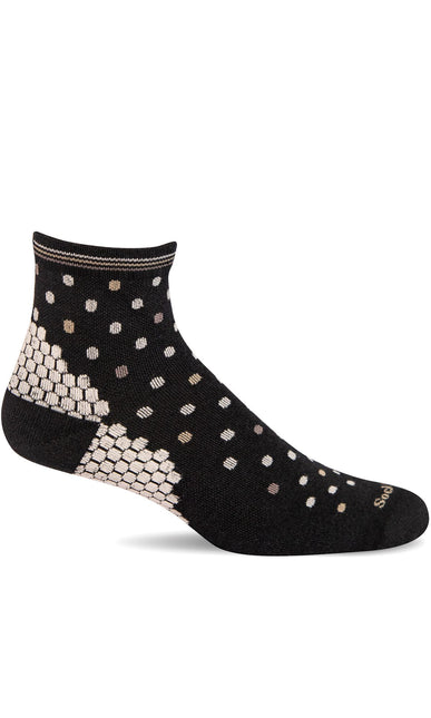 Sockwell Women’s Plantar Honeycomb | Relief Solution Socks - Black