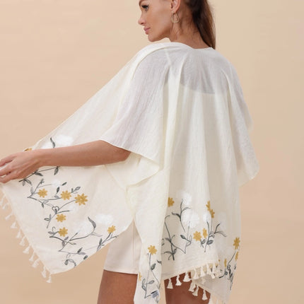 Wildflower Tassel Kimono