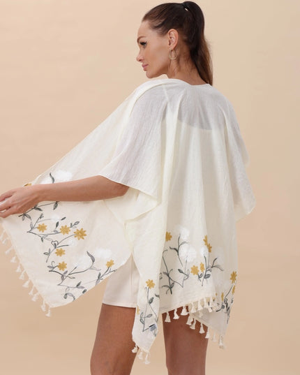 Wildflower Tassel Kimono