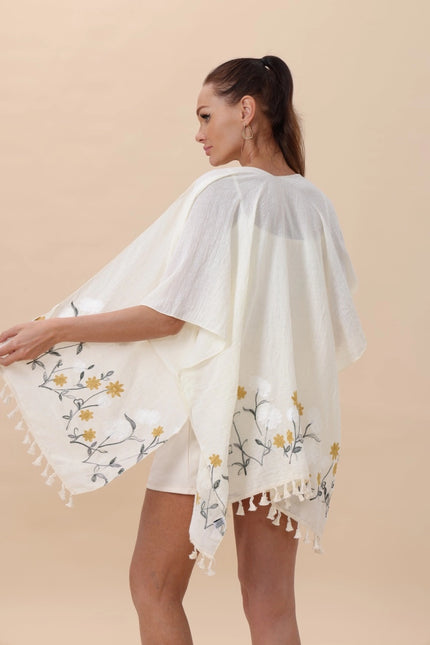 Wildflower Tassel Kimono