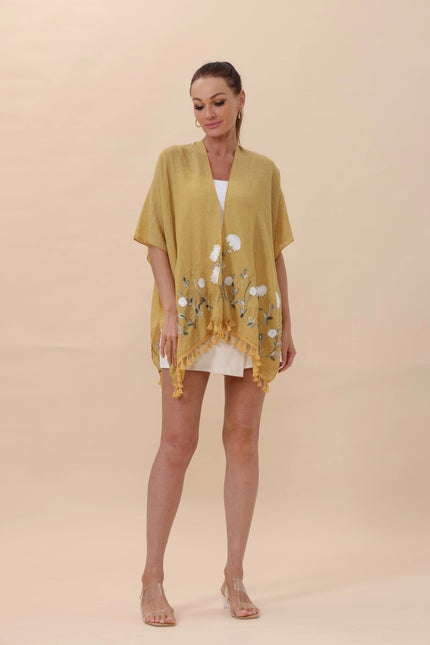Wildflower Tassel Kimono