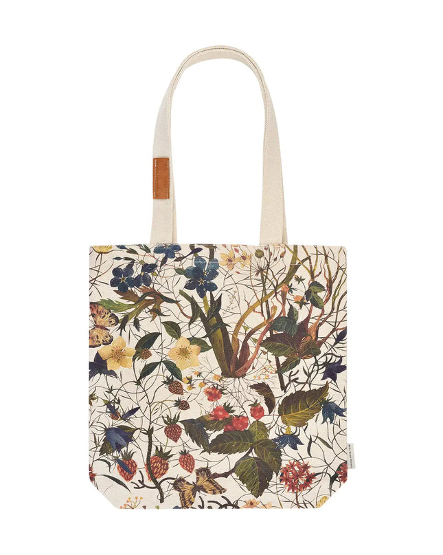 BV by Bruno Visconti Canvas Shopper Bag - Forest Flowers On White