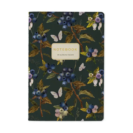 BV by Bruno Visconti A5 Notebook -  Wild Blueberries