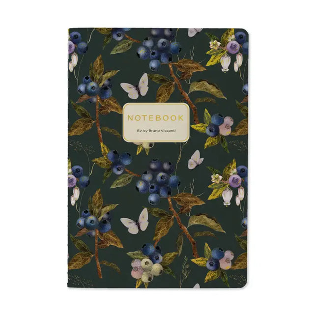 BV by Bruno Visconti A5 Notebook -  Wild Blueberries
