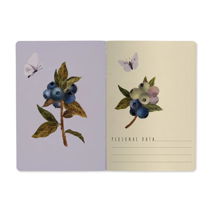 BV by Bruno Visconti A5 Notebook -  Wild Blueberries