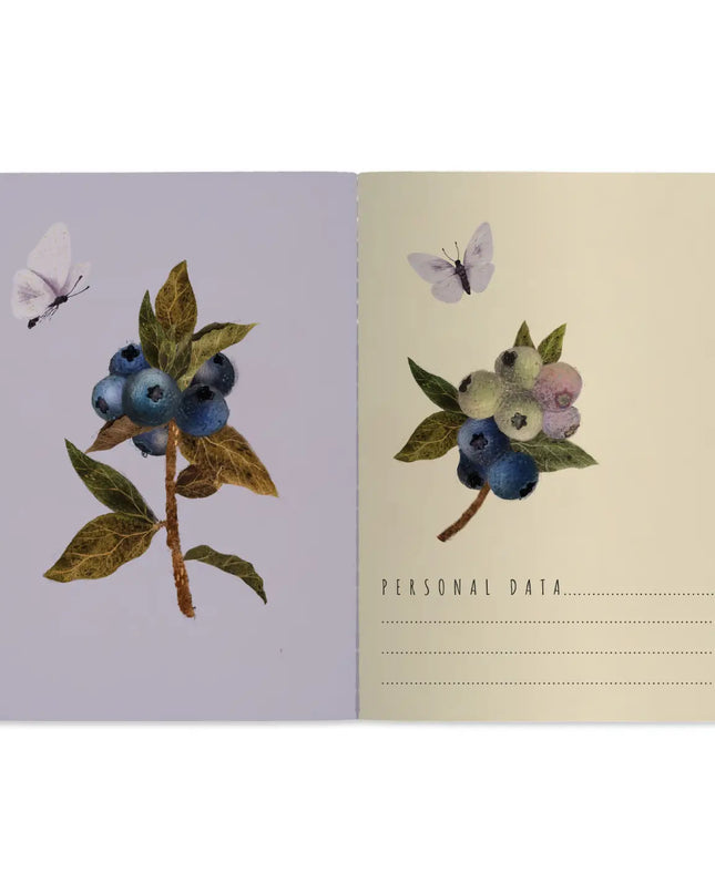 BV by Bruno Visconti A5 Notebook -  Wild Blueberries