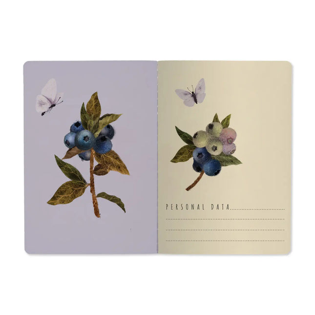 BV by Bruno Visconti A5 Notebook -  Wild Blueberries