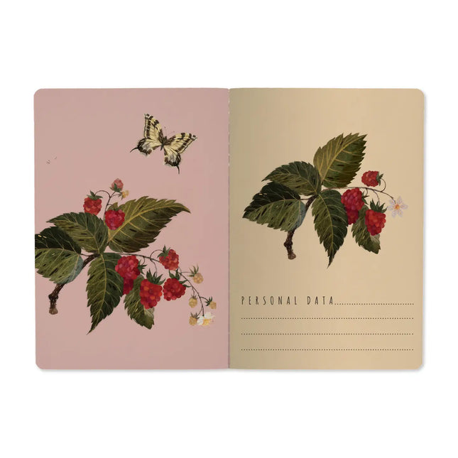 BV by Bruno Visconti A5 Notebook -  Raspberry