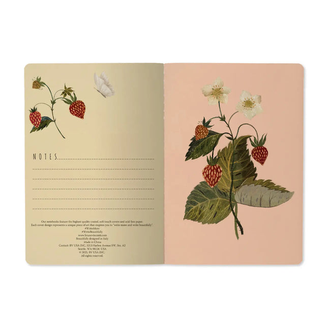 BV by Bruno Visconti A5 Notebook - Wild Strawberry