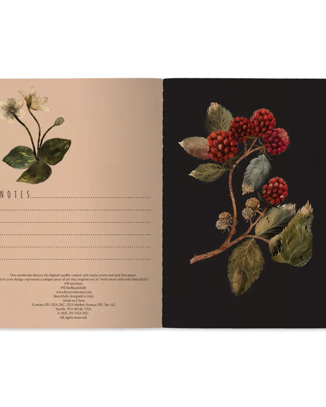 BV by Bruno Visconti A5 Notebook - Forest Sparrows