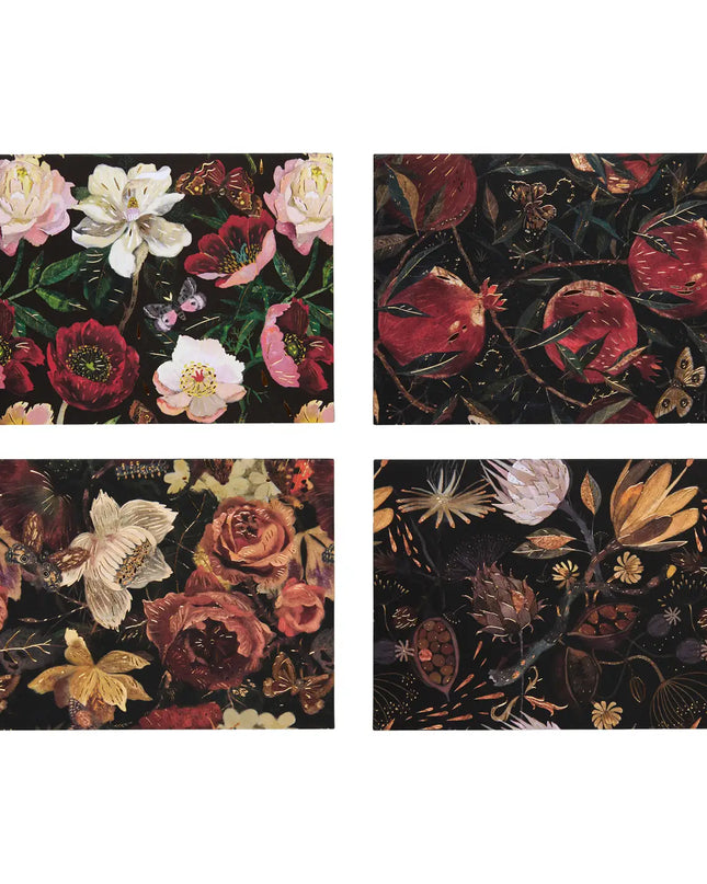 BV by Bruno Visconti Notecards with Envelopes - Set of 16 Lush 4 Designs